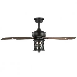 Pine Meadows 52 in. Indoor/Outdoor LED Bronze Damp Rated Downrod Ceiling Fan with Dimmable Light Kit and Remote Control by Home Decorators Collection 25 Pine Meadows 52 in. Indoor/Outdoor LED Bronze Damp Rated Downrod Ceiling Fan with Dimmable Light Kit and Remote Control by Home Decorators Collection -Outlet Home Decorators Collection Store bronze home decorators collection ceiling fans with lights 52117 4f 1000