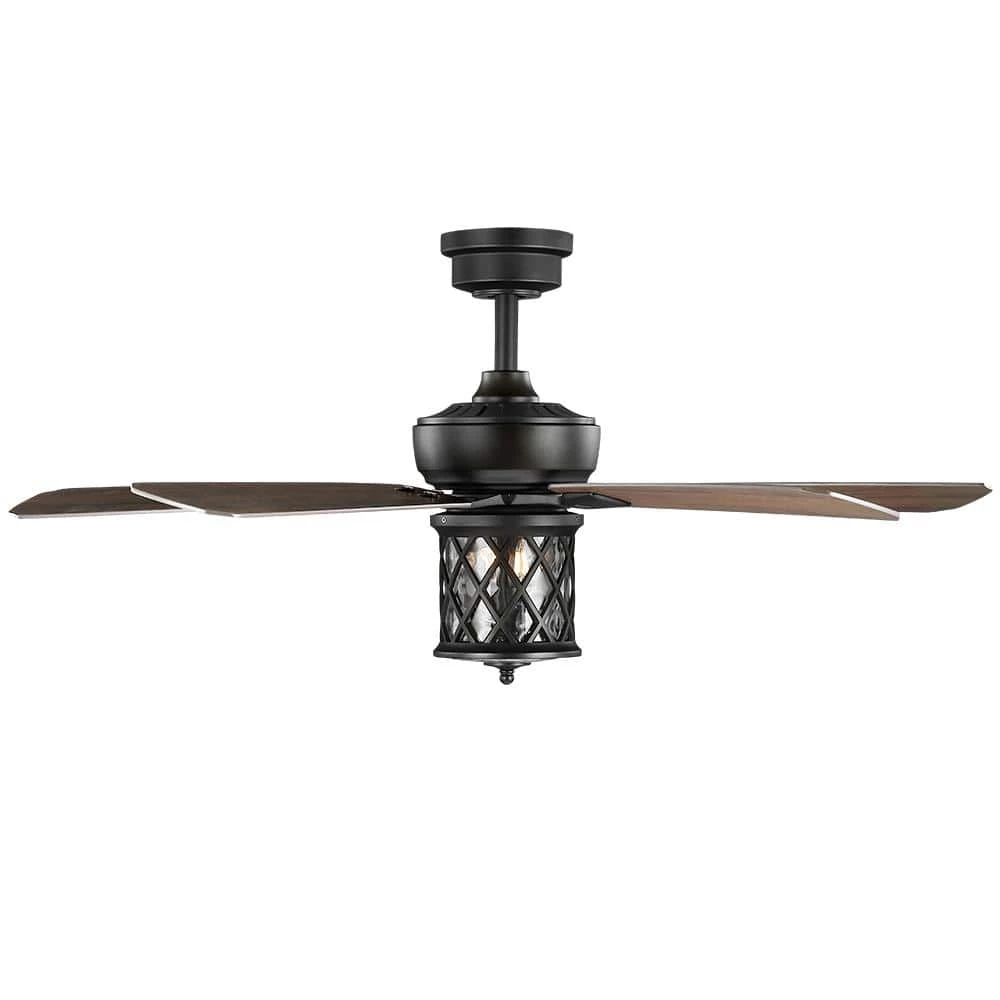 Pine Meadows 52 in. Indoor/Outdoor LED Bronze Damp Rated Downrod Ceiling Fan with Dimmable Light Kit and Remote Control by Home Decorators Collection 11 Pine Meadows 52 in. Indoor/Outdoor LED Bronze Damp Rated Downrod Ceiling Fan with Dimmable Light Kit and Remote Control by Home Decorators Collection - Image 9