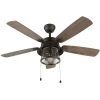 Shanahan 52 in. Indoor/Outdoor LED Bronze Ceiling Fan with Light Kit, Downrod and Reversible Blades by Home Decorators Collection -Outlet Home Decorators Collection Store bronze home decorators collection ceiling fans with lights 59201 64 1000