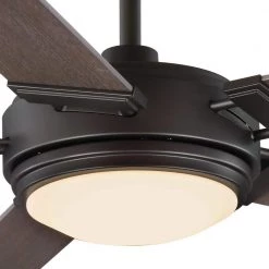 Blakeridge 60 in. White Color Changing Integrated LED Bronze Indoor/Outdoor Ceiling Fan with Light Kit and Remote by Home Decorators Collection -Outlet Home Decorators Collection Store bronze home decorators collection ceiling fans with lights 59260 1f 1000