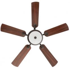 52 in. Indoor Bronze Organza Shade Ceiling Fan with Light Kit and Remote Control by Home Decorators Collection -Outlet Home Decorators Collection Store bronze home decorators collection ceiling fans with lights 89763 1f 1000