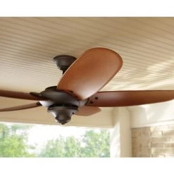 Altura 60 in. Indoor/Outdoor Oil-Rubbed Bronze Ceiling Fan with Downrod and Reversible Motor; Light Kit Adaptable by Home Decorators Collection -Outlet Home Decorators Collection Store bronze home decorators collection ceiling fans without lights 26660 31 1000