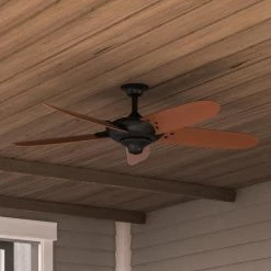 Altura 60 in. Indoor/Outdoor Oil-Rubbed Bronze Ceiling Fan with Downrod and Reversible Motor; Light Kit Adaptable by Home Decorators Collection -Outlet Home Decorators Collection Store bronze home decorators collection ceiling fans without lights 26660 44 1000