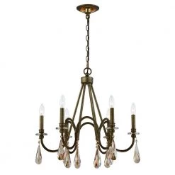 6-Light Bronze Chandelier by Home Decorators Collection