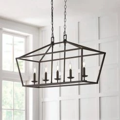 Weyburn 5-Light 36 in. Bronze Caged Farmhouse Linear Island Hanging Chandelier for Kitchen by Home Decorators Collection 22 Weyburn 5-Light 36 in. Bronze Caged Farmhouse Linear Island Hanging Chandelier for Kitchen by Home Decorators Collection -Outlet Home Decorators Collection Store bronze home decorators collection chandeliers 5 76201 31 1000
