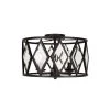 Tessali 16 in. 3-Light Bronze Prismatic Glass Flush Mount Ceiling Light by Home Decorators Collection 2 Tessali 16 in. 3-Light Bronze Prismatic Glass Flush Mount Ceiling Light by Home Decorators Collection -Outlet Home Decorators Collection Store bronze home decorators collection flush mount lights 20364 001 64 1000