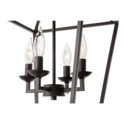 Weyburn 16.5 in. 4-Light Bronze Semi-Flush Mount Kitchen Ceiling Light Fixture by Home Decorators Collection -Outlet Home Decorators Collection Store bronze home decorators collection flush mount lights c5596 a0 1000