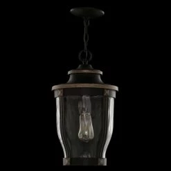 McCarthy 1-Light Bronze Outdoor Chain Hung Lantern by Home Decorators Collection -Outlet Home Decorators Collection Store bronze home decorators collection outdoor pendant lights 23447 1d 1000