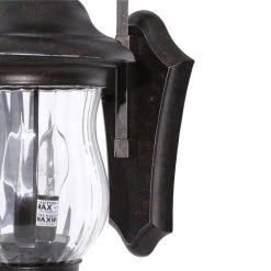 Wesleigh 2-Light Bronze Outdoor Wall Lantern Sconce by Home Decorators Collection -Outlet Home Decorators Collection Store bronze home decorators collection outdoor sconces 23422 40 1000