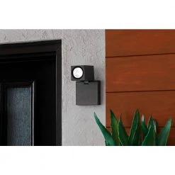 Kearney 1-Light Bronze LED Outdoor Wall Mount Lantern by Home Decorators Collection -Outlet Home Decorators Collection Store bronze home decorators collection outdoor sconces 23755 1f 1000