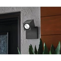 Kearney 1-Light Bronze LED Outdoor Wall Mount Lantern by Home Decorators Collection -Outlet Home Decorators Collection Store bronze home decorators collection outdoor sconces 23755 31 1000