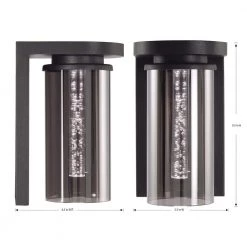 Whitley 1-Light Bronze LED Outdoor Wall Mount Lantern with Smoke Glass by Home Decorators Collection 10 Whitley 1-Light Bronze LED Outdoor Wall Mount Lantern with Smoke Glass by Home Decorators Collection -Outlet Home Decorators Collection Store bronze home decorators collection outdoor sconces 23756 1f 1000