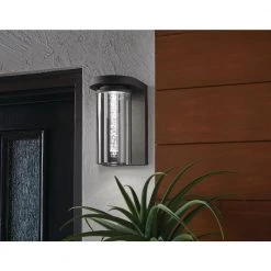 Whitley 1-Light Bronze LED Outdoor Wall Mount Lantern with Smoke Glass by Home Decorators Collection 11 Whitley 1-Light Bronze LED Outdoor Wall Mount Lantern with Smoke Glass by Home Decorators Collection -Outlet Home Decorators Collection Store bronze home decorators collection outdoor sconces 23756 31 1000