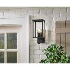 1-Light 24 in. Bronze Outdoor Wall Lantern Sconce by Home Decorators Collection -Outlet Home Decorators Collection Store bronze home decorators collection outdoor sconces 44175 4f 1000