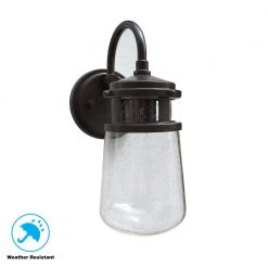 1-Light Antique Bronze Outdoor Wall Lantern Sconce by Home Decorators Collection 7 1-Light Antique Bronze Outdoor Wall Lantern Sconce by Home Decorators Collection -Outlet Home Decorators Collection Store bronze home decorators collection outdoor sconces ew10178abz d 40 1000