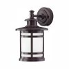 Oil-Rubbed Bronze Motion Sensor Outdoor Integrated LED Wall Lantern Sconce by Home Decorators Collection -Outlet Home Decorators Collection Store bronze home decorators collection outdoor sconces jaq1691l 2 64 1000