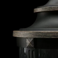 McCarthy 1-Light Bronze Outdoor Post Mount by Home Decorators Collection -Outlet Home Decorators Collection Store bronze home decorators collection post lanterns 23446 1d 1000