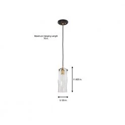 1-Light Bronze with Natural Brushed Brass Mini Pendant by Home Decorators Collection -Outlet Home Decorators Collection Store bronze with natural brushed brass home decorators collection pendant lights 27196 a0 1000