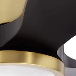 Triplex 60 in. LED Brushed Bronze Ceiling Fan with Light by Home Decorators Collection -Outlet Home Decorators Collection Store brushed bronze home decorators collection ceiling fans with lights yg749 brb 66 1000