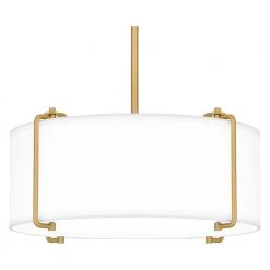 Brookley 4-Light Brushed Gold Pendant with White Fabric Shade by Home Decorators Collection 12 Brookley 4-Light Brushed Gold Pendant with White Fabric Shade by Home Decorators Collection -Outlet Home Decorators Collection Store brushed gold home decorators collection chandeliers hd19546p 44 1000