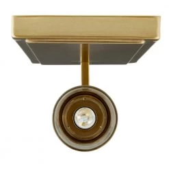 Closmere 5 in. 1-Light Brushed Gold Mid-Century Modern Wall Mount Sconce Light with Clear Glass Shade by Home Decorators Collection -Outlet Home Decorators Collection Store brushed gold home decorators collection vanity lighting hb3696 338 a0 1000