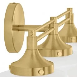 Maybry 22.20 in. 3-Light Brushed Gold Vanity Light by Home Decorators Collection -Outlet Home Decorators Collection Store brushed gold home decorators collection vanity lighting hdli001 1d 1000