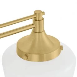 Maybry 22.20 in. 3-Light Brushed Gold Vanity Light by Home Decorators Collection -Outlet Home Decorators Collection Store brushed gold home decorators collection vanity lighting hdli001 40 1000