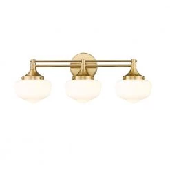Maybry 22.20 in. 3-Light Brushed Gold Vanity Light by Home Decorators Collection -Outlet Home Decorators Collection Store brushed gold home decorators collection vanity lighting hdli001 c3 1000