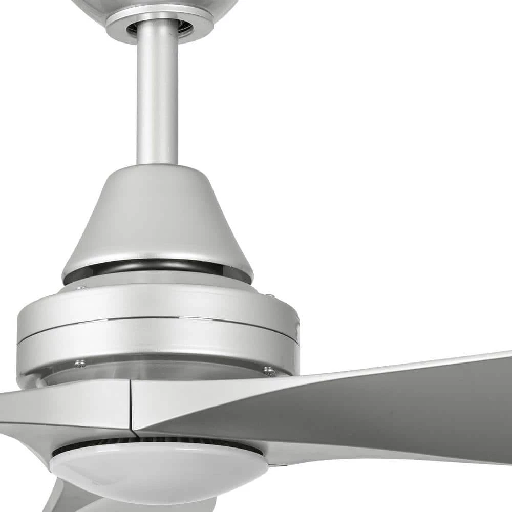 Levanto 52 in. Integrated LED Indoor/Outdoor Brushed Nickel Ceiling Fan with Light Kit by Home Decorators Collection 6 Levanto 52 in. Integrated LED Indoor/Outdoor Brushed Nickel Ceiling Fan with Light Kit by Home Decorators Collection - Image 4