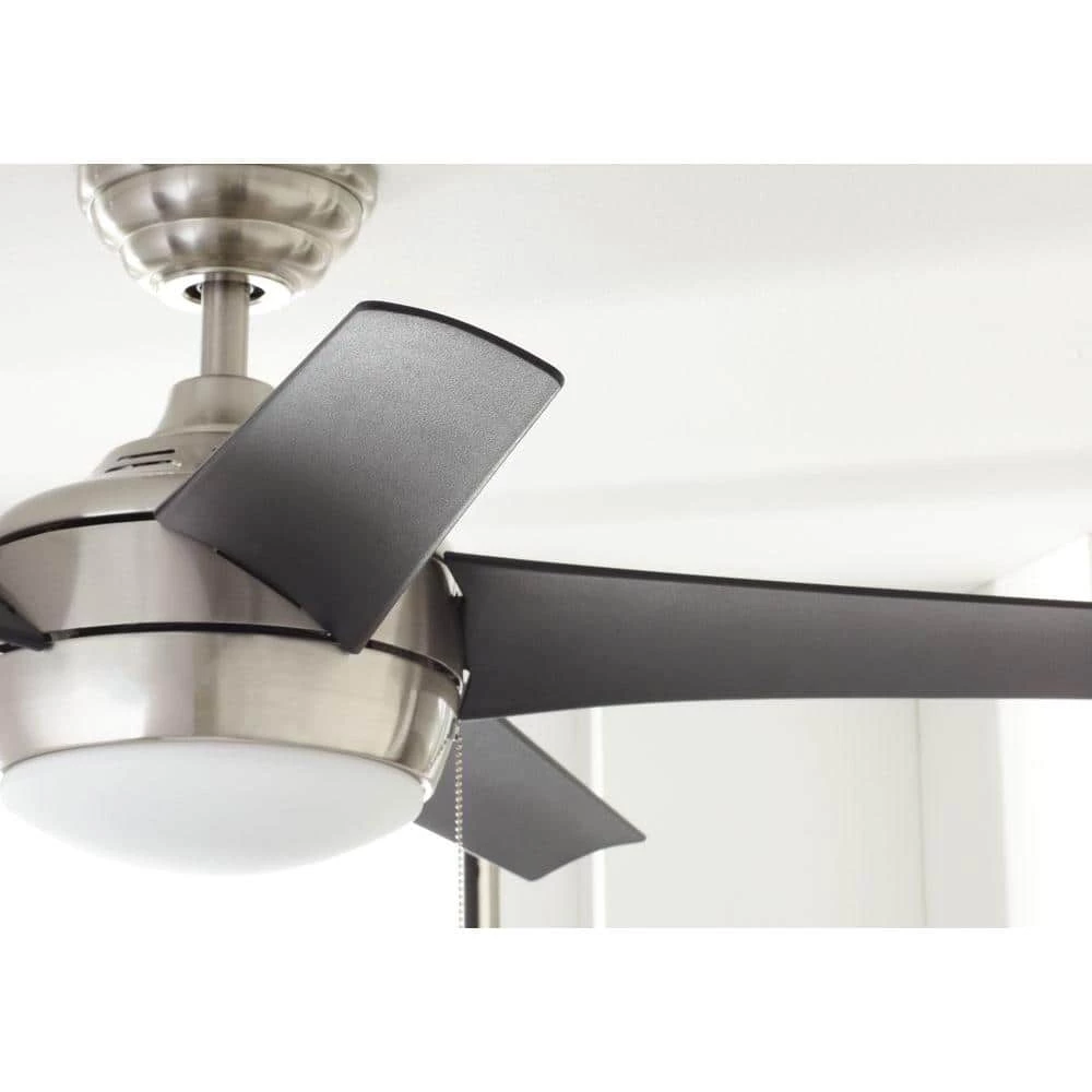 Windward 44 in. LED Brushed Nickel Ceiling Fan with Light Kit by Home Decorators Collection 16 Windward 44 in. LED Brushed Nickel Ceiling Fan with Light Kit by Home Decorators Collection - Image 14