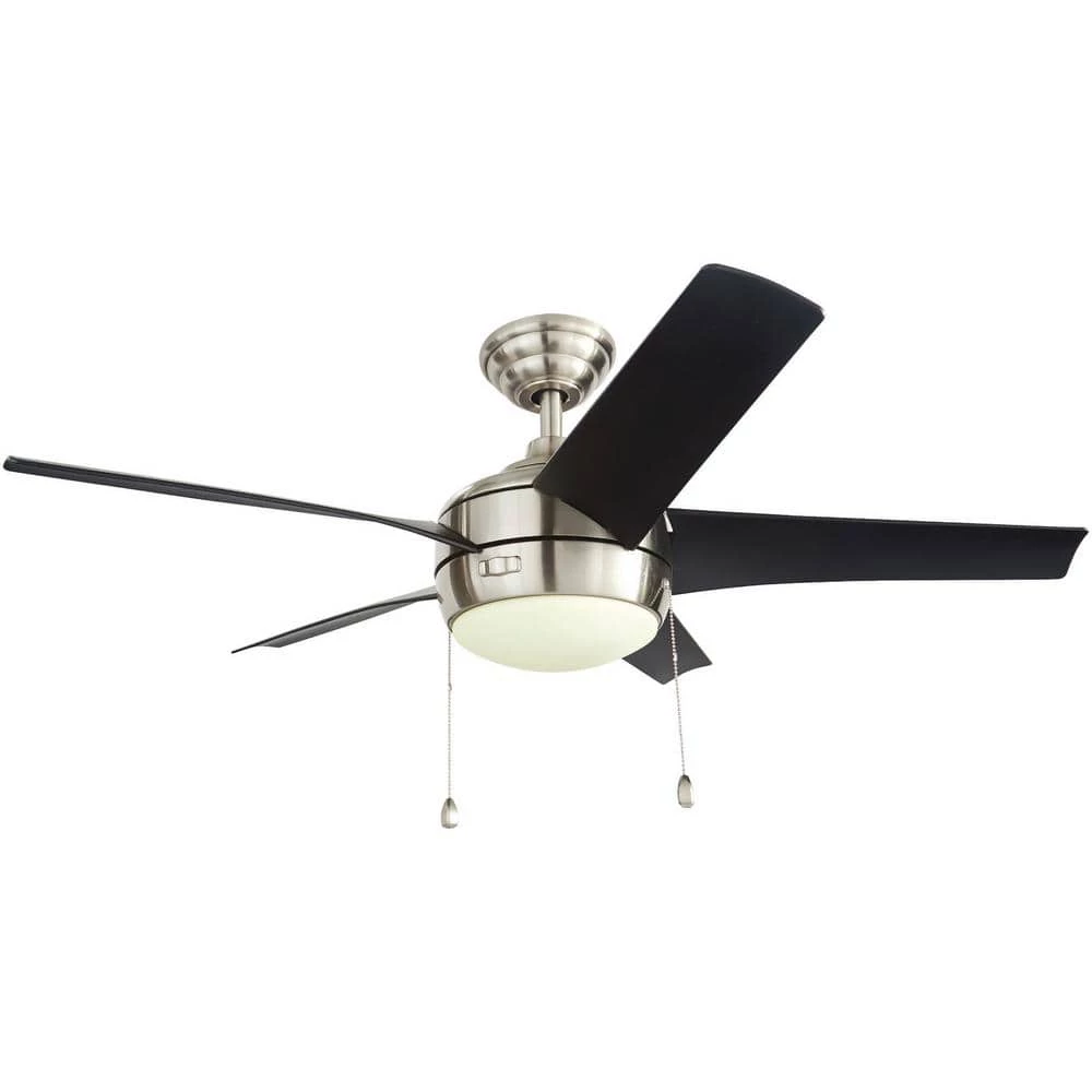 Windward 44 in. LED Brushed Nickel Ceiling Fan with Light Kit by Home Decorators Collection 4 Windward 44 in. LED Brushed Nickel Ceiling Fan with Light Kit by Home Decorators Collection - Image 2