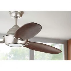 Aero Breeze 60 in. Integrated LED Indoor/Outdoor Brushed Nickel Ceiling Fan with Light Kit and Remote Control by Home Decorators Collection 21 Aero Breeze 60 in. Integrated LED Indoor/Outdoor Brushed Nickel Ceiling Fan with Light Kit and Remote Control by Home Decorators Collection -Outlet Home Decorators Collection Store brushed nickel home decorators collection ceiling fans with lights 51591 1d 1000