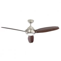 Aero Breeze 60 in. Integrated LED Indoor/Outdoor Brushed Nickel Ceiling Fan with Light Kit and Remote Control by Home Decorators Collection 23 Aero Breeze 60 in. Integrated LED Indoor/Outdoor Brushed Nickel Ceiling Fan with Light Kit and Remote Control by Home Decorators Collection -Outlet Home Decorators Collection Store brushed nickel home decorators collection ceiling fans with lights 51591 77 1000