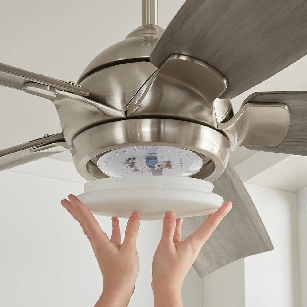 Camrose 60 in. White Color Changing Integrated LED Brushed Nickel Indoor Ceiling Fan with Light Kit and Remote Control by Home Decorators Collection 8 Camrose 60 in. White Color Changing Integrated LED Brushed Nickel Indoor Ceiling Fan with Light Kit and Remote Control by Home Decorators Collection - Image 6