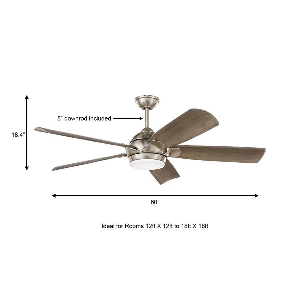 Camrose 60 in. White Color Changing Integrated LED Brushed Nickel Indoor Ceiling Fan with Light Kit and Remote Control by Home Decorators Collection 5 Camrose 60 in. White Color Changing Integrated LED Brushed Nickel Indoor Ceiling Fan with Light Kit and Remote Control by Home Decorators Collection - Image 3