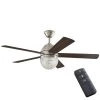 Vendome 52 in. LED Brushed Nickel Ceiling Fan with Light and Remote Control by Home Decorators Collection -Outlet Home Decorators Collection Store brushed nickel home decorators collection ceiling fans with lights 51880 64 1000