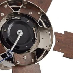 Vendome 52 in. LED Brushed Nickel Ceiling Fan with Light and Remote Control by Home Decorators Collection 18 Vendome 52 in. LED Brushed Nickel Ceiling Fan with Light and Remote Control by Home Decorators Collection -Outlet Home Decorators Collection Store brushed nickel home decorators collection ceiling fans with lights 51880 66 1000