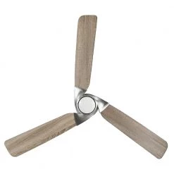 Ester 54 in. White Color Changing Integrated LED Indoor/Outdoor Brushed Nickel Ceiling Fan with Light Kit and Remote by Home Decorators Collection -Outlet Home Decorators Collection Store brushed nickel home decorators collection ceiling fans with lights 52155 44 1000