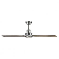 Ester 54 in. White Color Changing Integrated LED Indoor/Outdoor Brushed Nickel Ceiling Fan with Light Kit and Remote by Home Decorators Collection -Outlet Home Decorators Collection Store brushed nickel home decorators collection ceiling fans with lights 52155 4f 1000