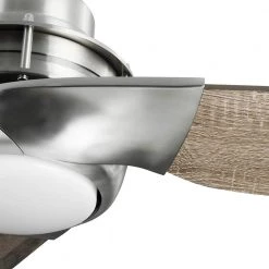 Ester 54 in. White Color Changing Integrated LED Indoor/Outdoor Brushed Nickel Ceiling Fan with Light Kit and Remote by Home Decorators Collection -Outlet Home Decorators Collection Store brushed nickel home decorators collection ceiling fans with lights 52155 d4 1000