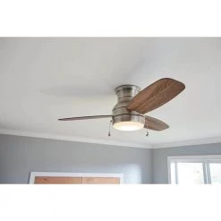 Ashby Park 44 in. White Color Changing Integrated LED Brushed Nickel Ceiling Fan with Light Kit and 3 Reversible Blades by Home Decorators Collection -Outlet Home Decorators Collection Store brushed nickel home decorators collection ceiling fans with lights 59244 c3 1000