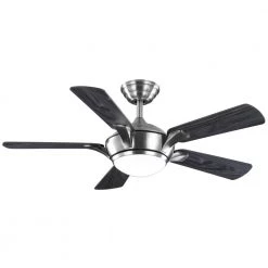 Chelton 46 in. White Color Changing Integrated LED Brushed Nickel Ceiling Fan with Light Kit and Remote Control by Home Decorators Collection -Outlet Home Decorators Collection Store brushed nickel home decorators collection ceiling fans with lights 59246 c3 1000