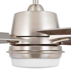 56 in. Montel LED Brushed Nickel Ceiling Fan With Light and Remote Control by Home Decorators Collection -Outlet Home Decorators Collection Store brushed nickel home decorators collection ceiling fans with lights am579 bn 1d 1000