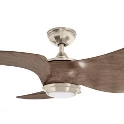 Miraval 39 in. LED Brushed Nickel Ceiling Fan with Light by Home Decorators Collection -Outlet Home Decorators Collection Store brushed nickel home decorators collection ceiling fans with lights am630 bn 1d 1000