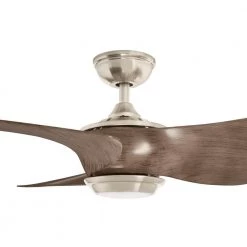 Miraval 39 in. LED Brushed Nickel Ceiling Fan with Light by Home Decorators Collection -Outlet Home Decorators Collection Store brushed nickel home decorators collection ceiling fans with lights am630 bn 66 1000
