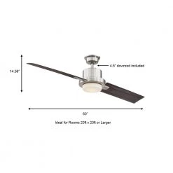 Radley 60 in. LED Brushed Nickel Ceiling Fan with Light and Remote Control works with Google and Alexa by Home Decorators Collection -Outlet Home Decorators Collection Store brushed nickel home decorators collection ceiling fans with lights am690 bn b a0 1000