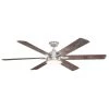 Carden 66 in. LED Brushed Nickel Ceiling Fan with Light and Remote Control by Home Decorators Collection -Outlet Home Decorators Collection Store brushed nickel home decorators collection ceiling fans with lights am852 bn 64 1000
