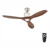 Reagan 52 in. LED Indoor Brushed Nickel Ceiling Fan with Light Kit and Remote Control by Home Decorators Collection 1 Reagan 52 in. LED Indoor Brushed Nickel Ceiling Fan with Light Kit and Remote Control by Home Decorators Collection -Outlet Home Decorators Collection Store brushed nickel home decorators collection ceiling fans with lights yg423 bn 64 1000