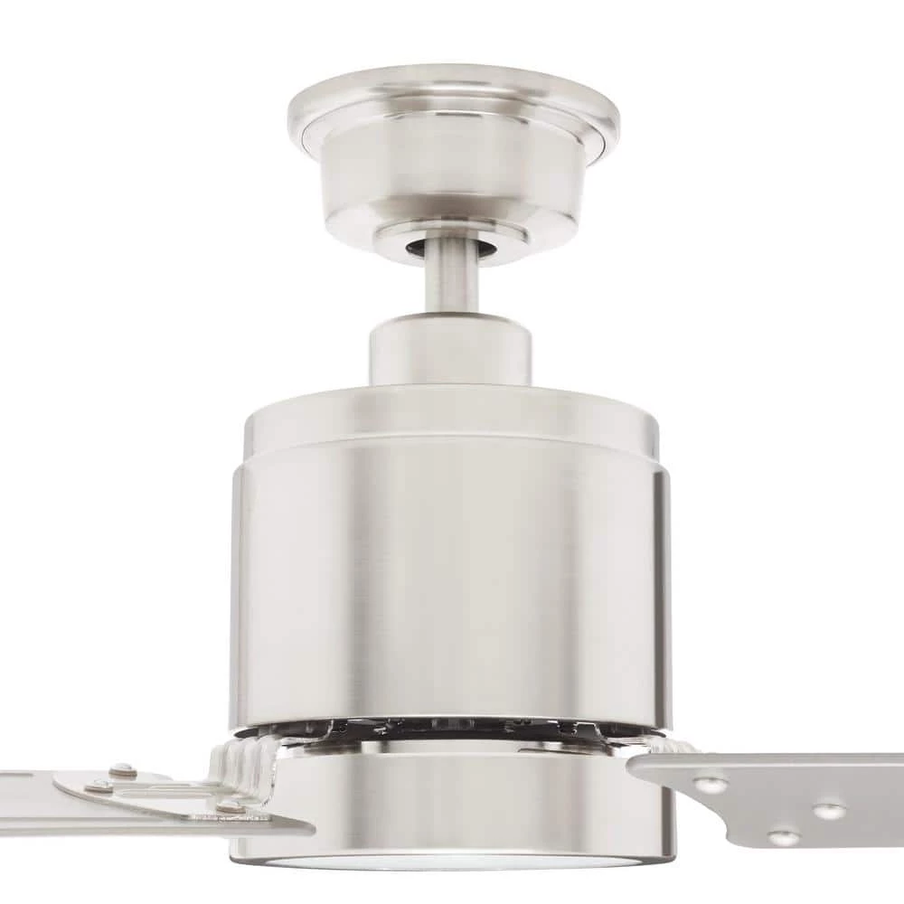 Railey 60 in. LED Indoor Brushed Nickel Ceiling Fan with Light Kit and Remote Control by Home Decorators Collection 5 Railey 60 in. LED Indoor Brushed Nickel Ceiling Fan with Light Kit and Remote Control by Home Decorators Collection - Image 3