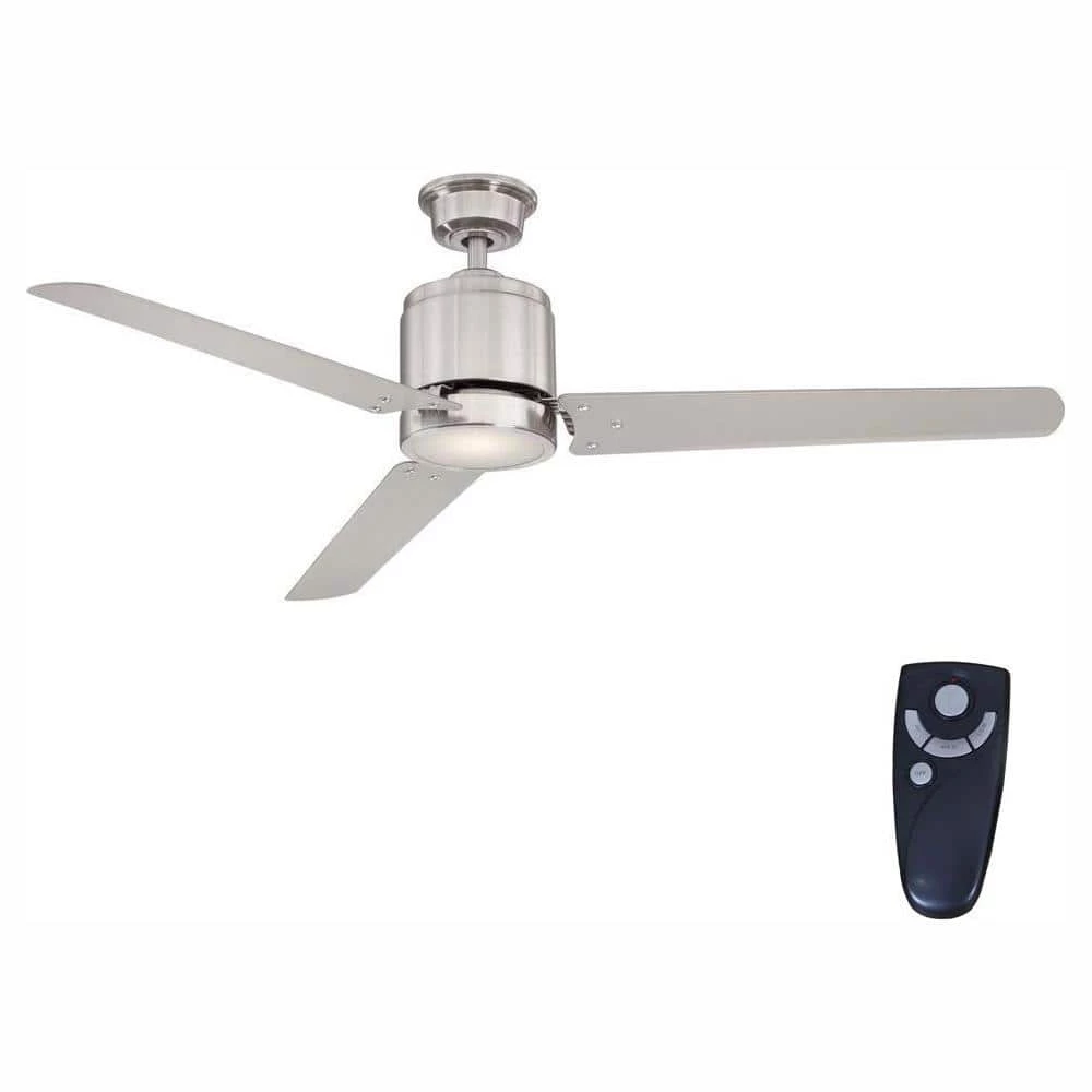 Railey 60 in. LED Indoor Brushed Nickel Ceiling Fan with Light Kit and Remote Control by Home Decorators Collection 3 Railey 60 in. LED Indoor Brushed Nickel Ceiling Fan with Light Kit and Remote Control by Home Decorators Collection